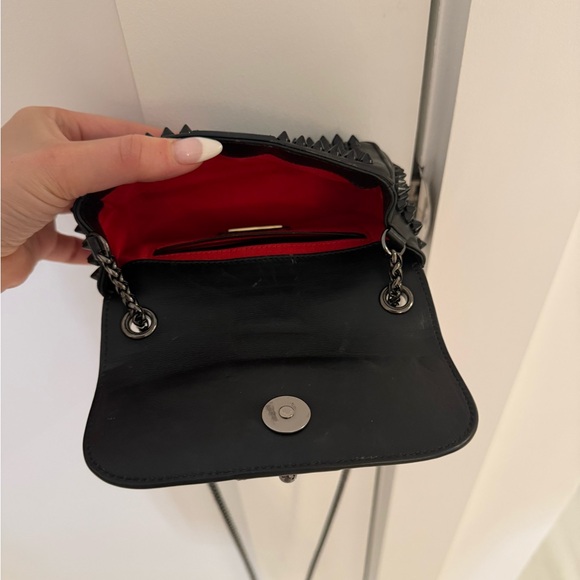 Christian Louboutin Black Studded Crossbody Bag - Picture 4 of 5